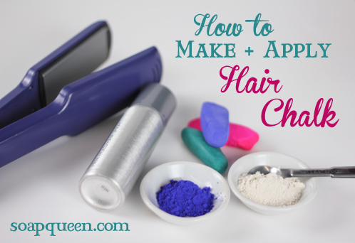 Hair Chalk Recipe And Application Tutorial Soap Queen