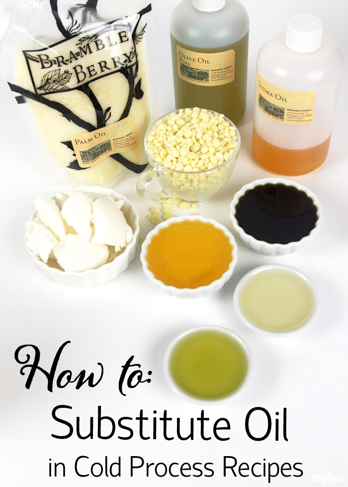 How to Substitute Oil in Cold Process Recipes - Soap Queen