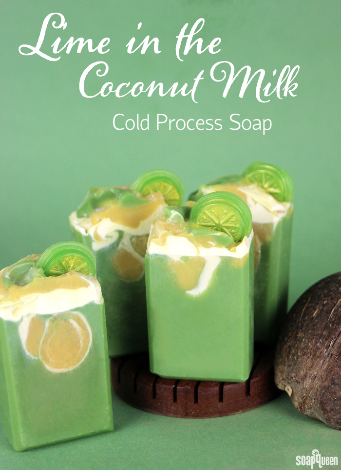 Coconut Milk and Water Cold Process Soap Recipe and DIY