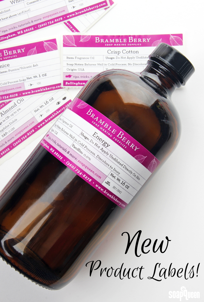 New Bramble Berry Product Labels! - Soap Queen