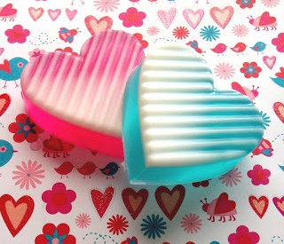 Ombre Hearts Glam shot