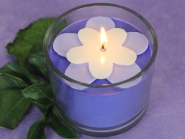 Purple Blackberry Flower Candle3