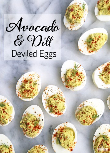 Avocado & Dill Deviled Eggs Recipe - Soap Queen