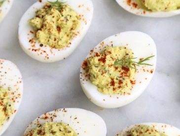 Avocado and Dill Deviled Eggs2