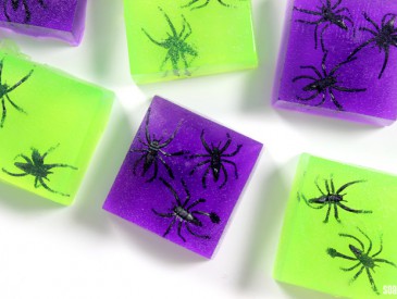 Creepy Crawly Spider Soap Jellies DIY