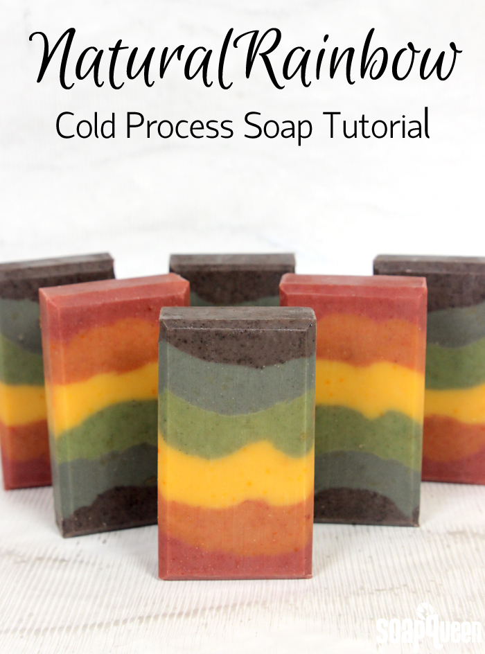 Natural Colorant Rainbow Cold Process Soap - Soap Queen
