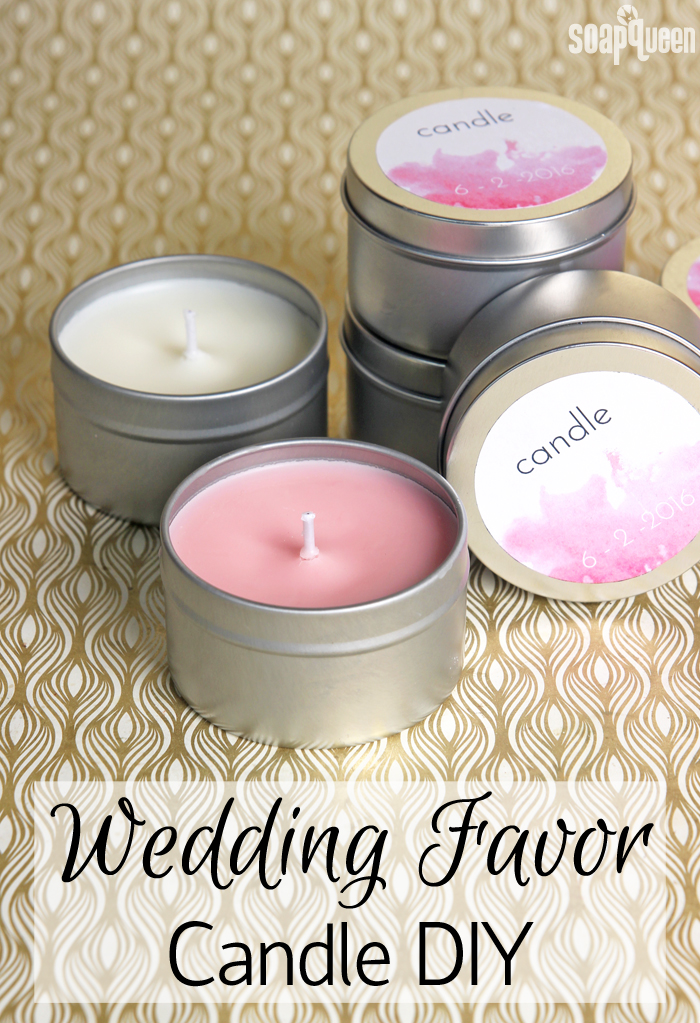 DIY Wedding Favor Candles - Soap Queen