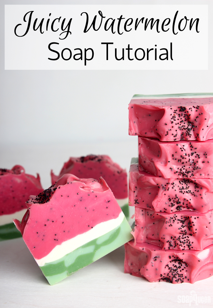 Watermelon Cold Process Soap Project