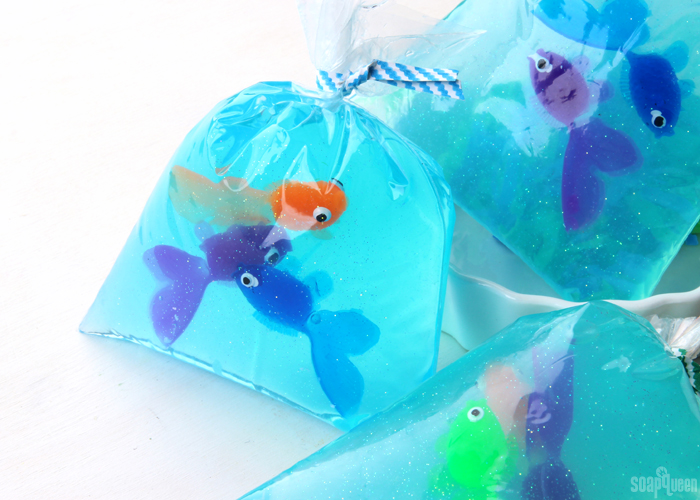 Fish-in-a-Bag Melt and Pour Soap DIY - Soap Queen