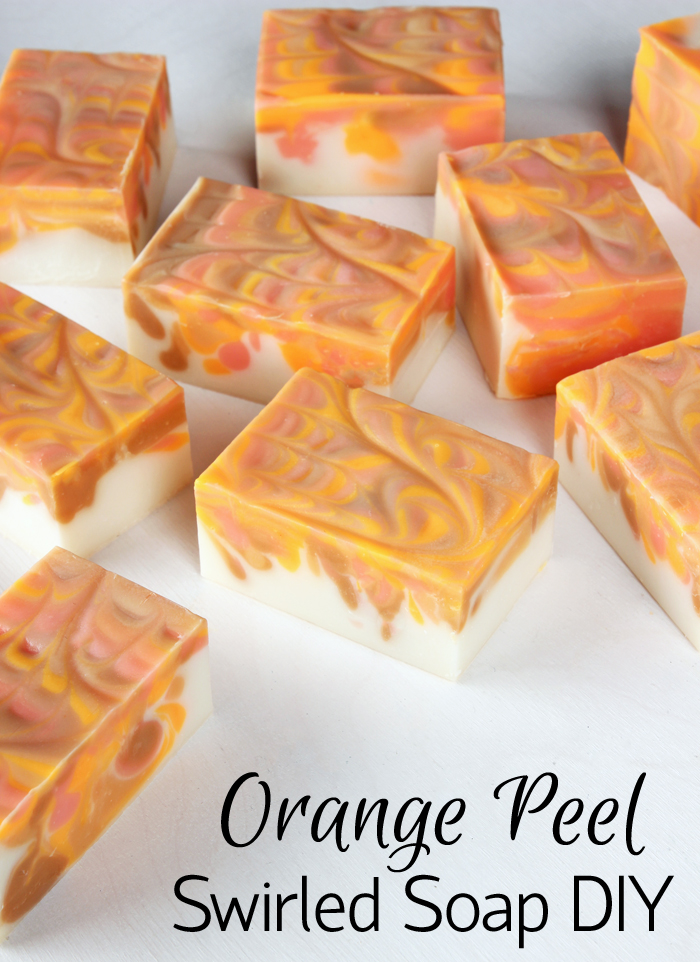 Orange Peel Swirled Soap Tutorial - Soap Queen