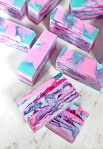 Cosmic Cotton Candy Soap Tutorial - Soap Queen