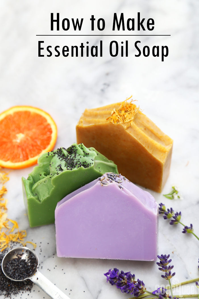 How to make cold process soap with essential oils & free EO calculator 