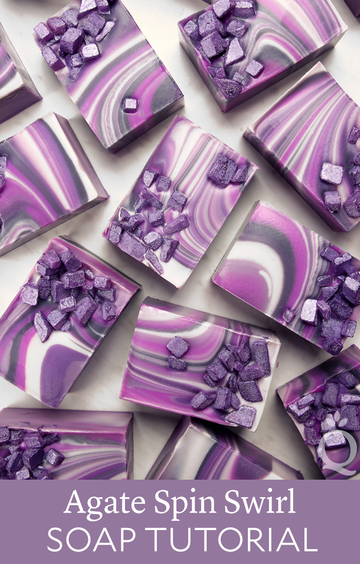 Swirled Orchid Cold Process Soap Tutorial - Soap Queen