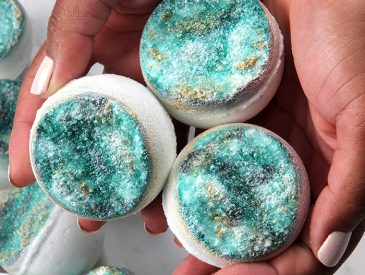 DIY Crystal Bath Bombs