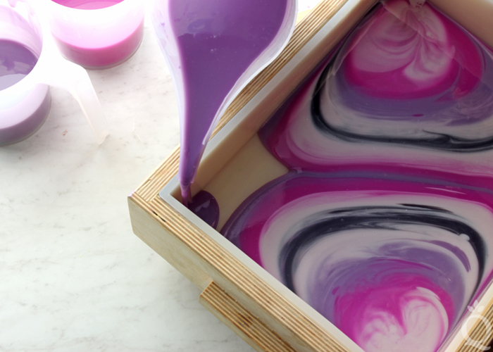 How to Make Color Swirls in Your Soap